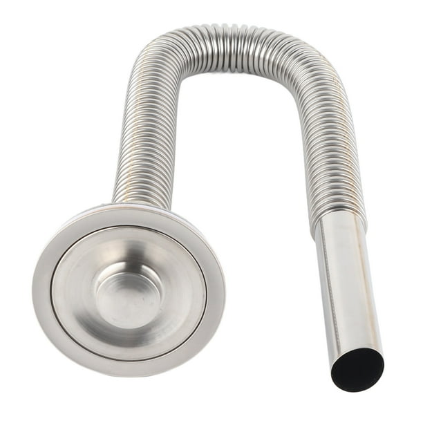 Tubería de drenaje de acero inoxidable para fregadero de cocina, tubería de drenaje para fregadero de cocina, tubería de drenaje para lavabo de cocina, accesorios de cocina, ingeniería de precisión