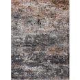 thumbnail image 1 of homeroots home decor 395936 5’ x 8’ Gray And Orange Storm Area Rug, 1 of 1