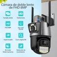 thumbnail image 2 of Cámara de seguridad ANBERX P15Q Wireless con resolución 8MP visión nocturna incluida color negro, 2 of 8