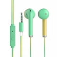 thumbnail image 1 of 3.5mm Earphone Powder Blue Handsfree Wired Headset Music In-ear M6O9, 1 of 4