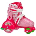 thumbnail image 1 of Patines Roller Derby Fun Roll ajustables para niños, color fresa, 1 of 5