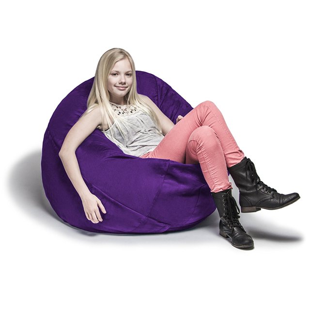 Jaxx 4 Pi Cocoon Pouf pour Enfants avec Doublure Intérieure Protectrice, Raisin (Ensemble de 1)
