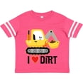 thumbnail image 3 of Inktastic Construction Truck I Love Dirt Boys or Girls Toddler T-Shirt, 3 of 5