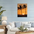thumbnail image 3 of Stupell Industries Tropical Sunset Through Palm Trees Canvas Art, 24 x 36, by Dennis Frates, 3 of 8