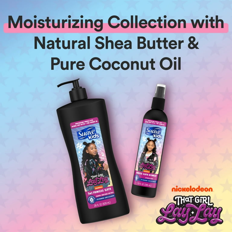 Suave Kids Princess Slaya 3-in-1 Shampoo Conditioner & Body Wash, Shea  Butter & Coconut Oil, 28 oz 