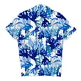 thumbnail image 3 of SCALES Coral Tropics Short Sleeve Polo White, 3XLarge, 3 of 3