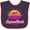Navy and Red, variant on Inktastic Summer Enjoy the Sunshine Laguna Beach California in Pink Boys or Girls Baby Bib