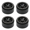 thumbnail image 3 of 1.9 Inch Beadlock Wheel Hub, RC Beadlock Wheel Rim Hub Aluminium Alloy Replacement 8 Round Hole 1.9 Inch Heavy Duty  for RC 1/10 Car for SCX10 90046 Black,Titanium Color, 3 of 7