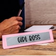thumbnail image 2 of Boxer Gifts Girl Boss Desk Sign - Novelty Desk Accessory For Her, 2 of 6