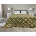 thumbnail image 1 of Ladybugs Down Alternative Comforter, Abstract Bug Pattern with Many Different Designs Hearts Polka Dots Daisies Nature, Microfiber Quilt for All Season, 5 Sizes, Multicolor, by Ambesonne, 1 of 3