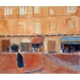 thumbnail image 2 of Marie, Susanne 17x15 Gold Ornate Wood Framed with Double Matting Museum Art Print Titled - Alone in the Piazza, 2 of 4