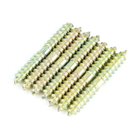 

Brrnoo Spring Washers 20pcs 5*40mm Dowel Screw Woodworking Furniture Connector Double Ended Screw