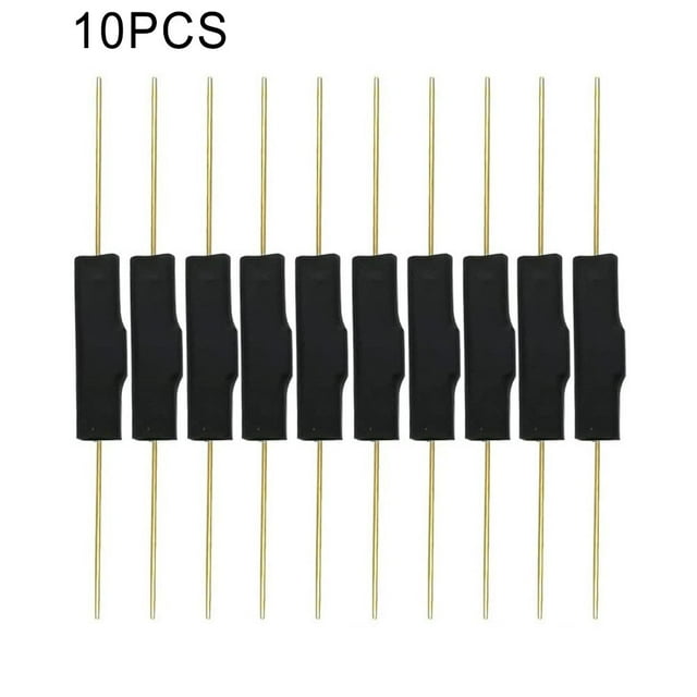 10pcs Plastic Reed Switch Reed Contact Normally Closed Magnetic Induction Switch
