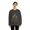 thumbnail image 3 of UFO Earth & Beyond XMas Unisex Heavy Blend™ Crewneck Sweatshirt, 3 of 7