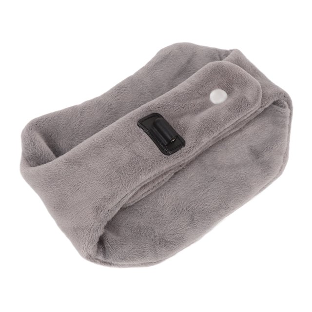 Heated Neck Wrap, Gold Mink Fleece Electric Soft Neck Heating Pad Blood Circulation For Car