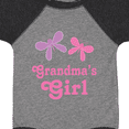 thumbnail image 4 of Inktastic Grandma's Girl Grandchild Butterfly Girls Baby Bodysuit, 4 of 5