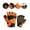 Orange Half, variant on MTB Cycling Gloves Summer Half Finger Cycling Gloves Men's and Women's Breathable Sports Cycling Gloves MH010