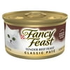Purina Fancy Feast Classic Pate Cat Food, Tender Beef Feast, 3 oz Can