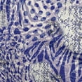 thumbnail image 1 of oneOone Cotton Flex Royal Blue Fabric Animal Skin Quilting Supplies Print Sewing Fabric By The Yard 40 Inch Wide, 1 of 6