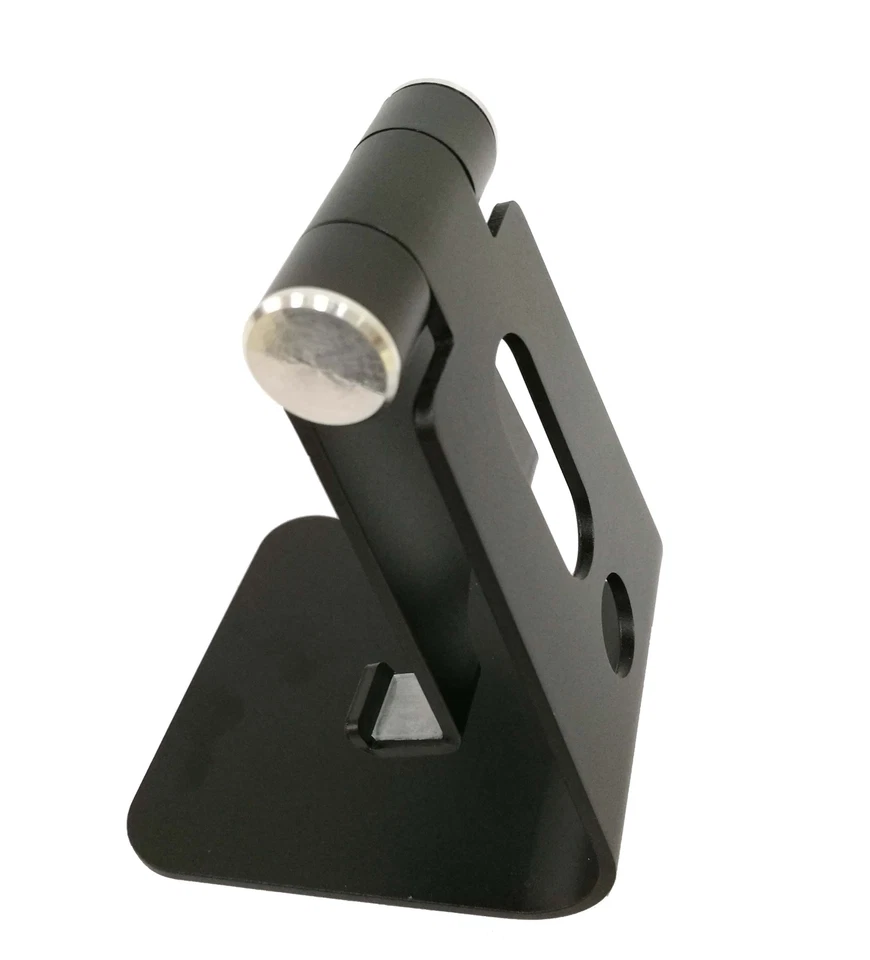 FLINT- Cell Phone Stand Aluminum Desktop Smartphone Stand Convenient Charging Port