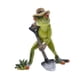 thumbnail image 3 of Estatua de rana, figura de animal, regalo decorativo, adorno de obra de arte verde coleccionable Pala, 3 of 9