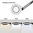thumbnail image 4 of 5X Magnifier Lens Magnifying with Adjustable Swivel Arm Clamp Glass Desk Lamp with Clamp, 4 of 9