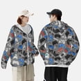 thumbnail image 5 of Picia Video Game Women's Men's UPF 50+ Sun Protection Hoodie Shirt Long Sleeve SPF Fishing Outdoor UV Hiking Lightweight Shirts-, 5 of 9
