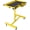 Yellow + Metal, variant on Adjustable Tear Down Work Table with Drawer for Garages, Repair Shops, and DIY, Portable, (4) 2.5 Swivel Casters, 220 Pound Capacity, Rubber Corners, Steel, Red