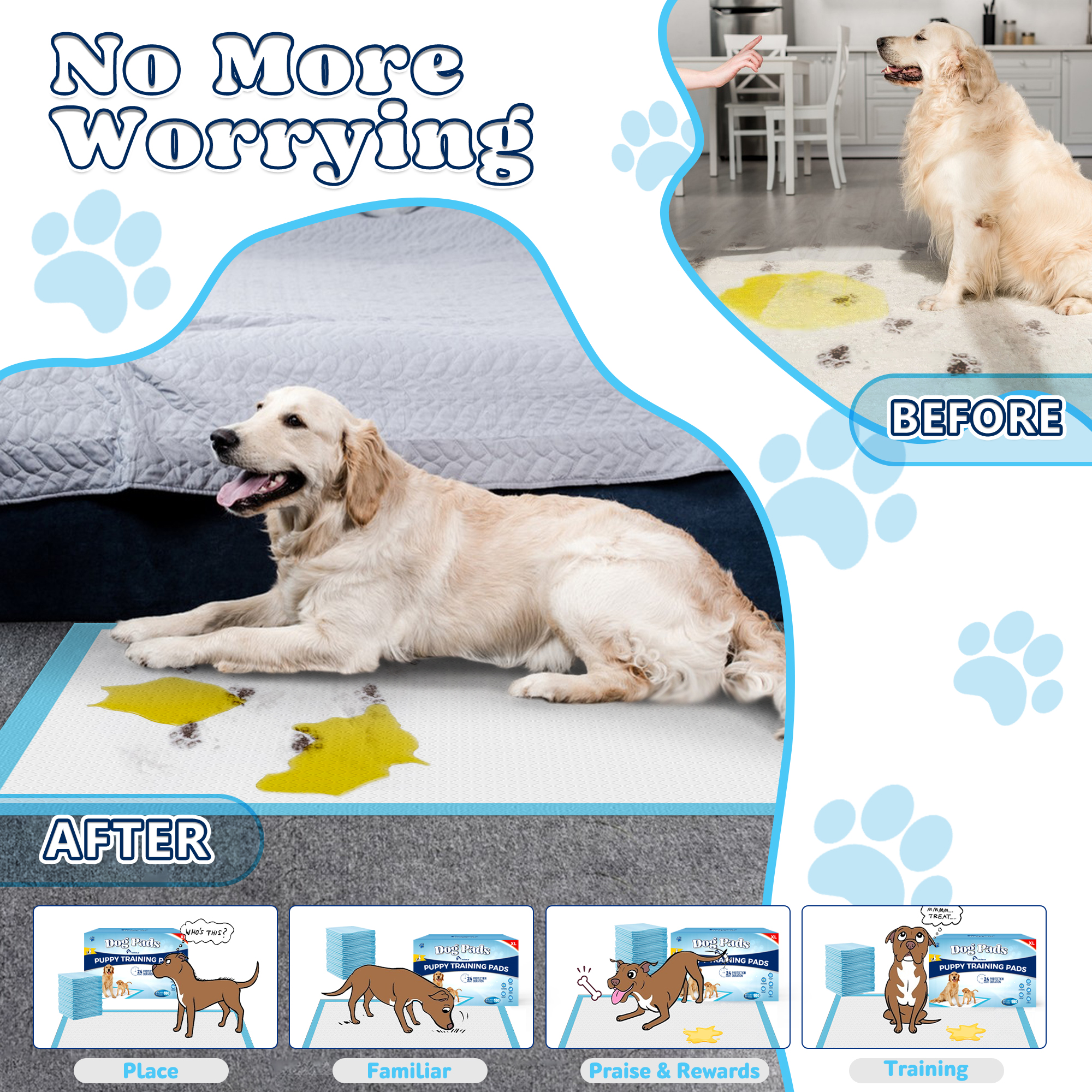 Tolobeve Dog Training Pads, XL, 100 Count photo 8