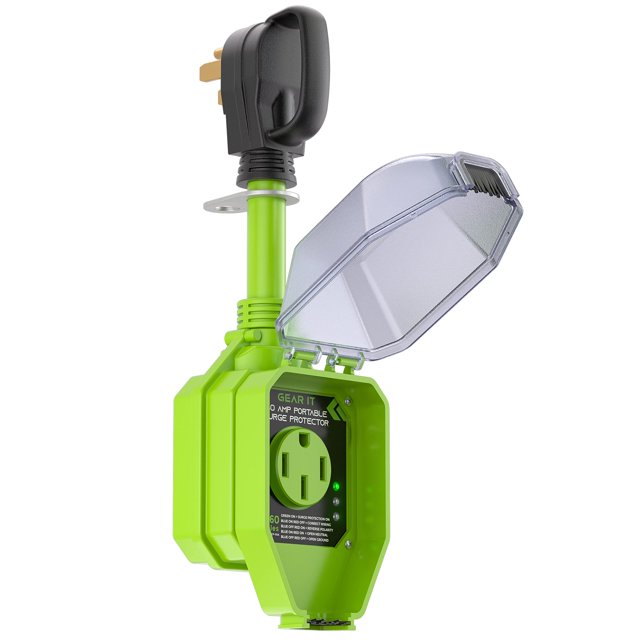 Protector contra Sobretensiones GEARit 50A 3060J Resistente a la Intemperie para RV