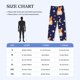 thumbnail image 4 of Fotbe Corgi Lying With Moons And Stars Pantalones de Pijama para Hombre, Pantalones de Dormir, Pantalones de Casa con Cintura Ajustable y Bolsillos-XX-Large, 4 of 6