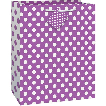 Unique Industries Assorted Colors Polka Dot Baby Shower Gift Bags