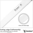 thumbnail image 2 of 12-Inch Bread Knife with Width Wave Teeth, Orange (Serrated), 2 of 7