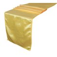 thumbnail image 4 of 10 Pcs Satin Table Runner Wedding Party Banquet Decoration&nbsp;12 x 108&nbsp;- Light Gold, 4 of 7