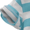 thumbnail image 7 of KAUOD Striped Short Sleeve T Shirt for Boys Summer Casual Crewneck Loose Tee Tops Kids Cute Comfy Pullover Shirts, 7 of 7