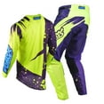thumbnail image 2 of Willbros Motocross Jersey Pants Combo Breathable Summer MX Racewear Riding Offroad Downhill Gear Set Yellow Purple (Jersey Adult M/Pants W32), 2 of 6