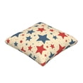 thumbnail image 3 of Multi-Size Linen Sofa Pillow Cover Invisible Zipper Open And Close Strong Use For Sofa Chair Garden Sofa Car Independence Day Theme Elements Star (1) 16"X16", 3 of 8
