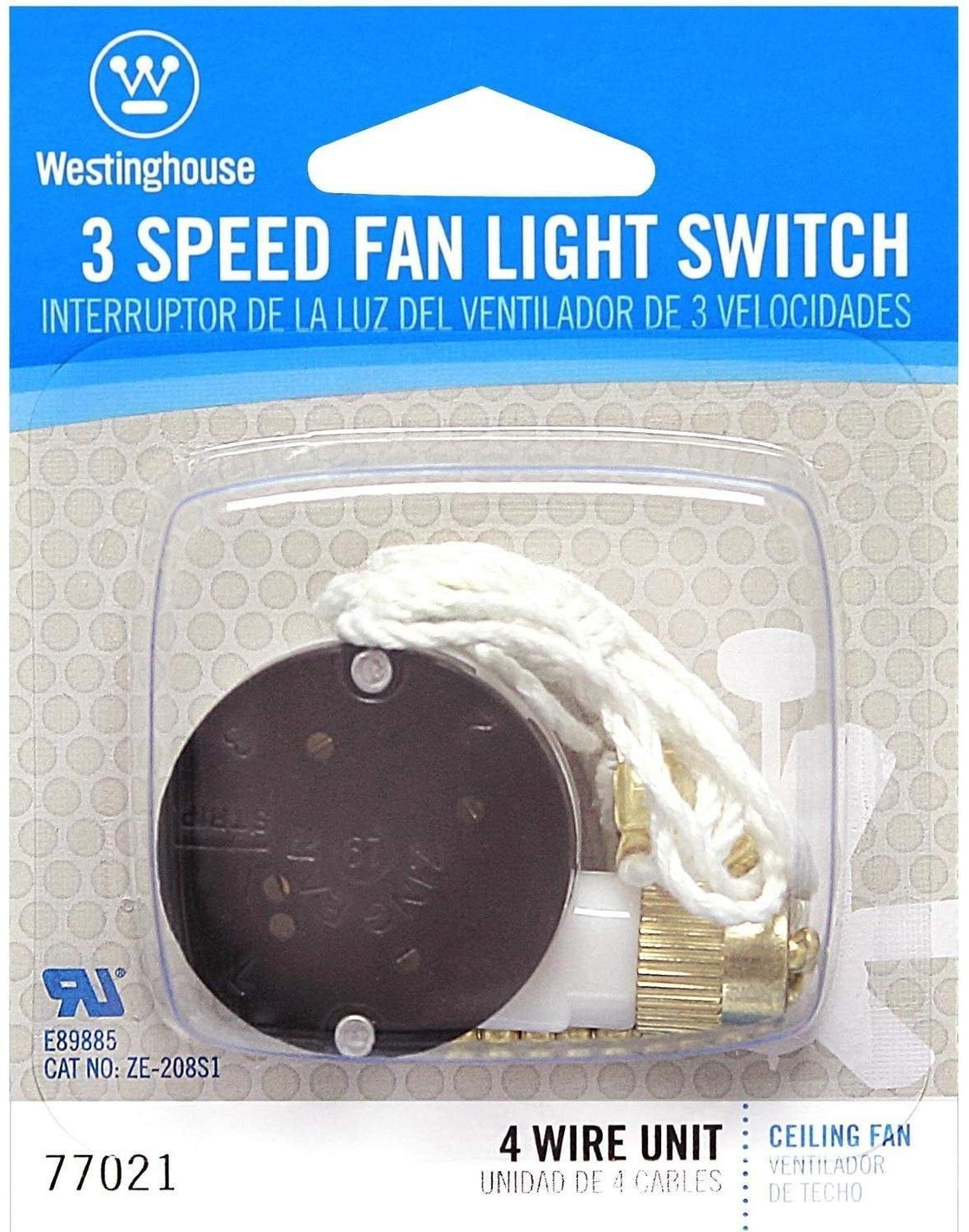 Westinghouse 4 Wire Ceiling Fan Switch