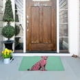 thumbnail image 5 of Yayeee Doormat for Indoor Entrance 32" x 20" Non Slippery Floor Rug, Pink Cheetah, 5 of 8