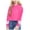 Hot Pink, variant on Girls Crop Tops Hoodies Long Sleeve Cute Shirring Tied Design Dancing Fashion Pullover Sweatshirts for 5-14 Years Mint Green,Size 8-9 Years