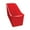 Red, variant on protective Book Bin, 14.2 x 5.34 x 7.35 in. - Red