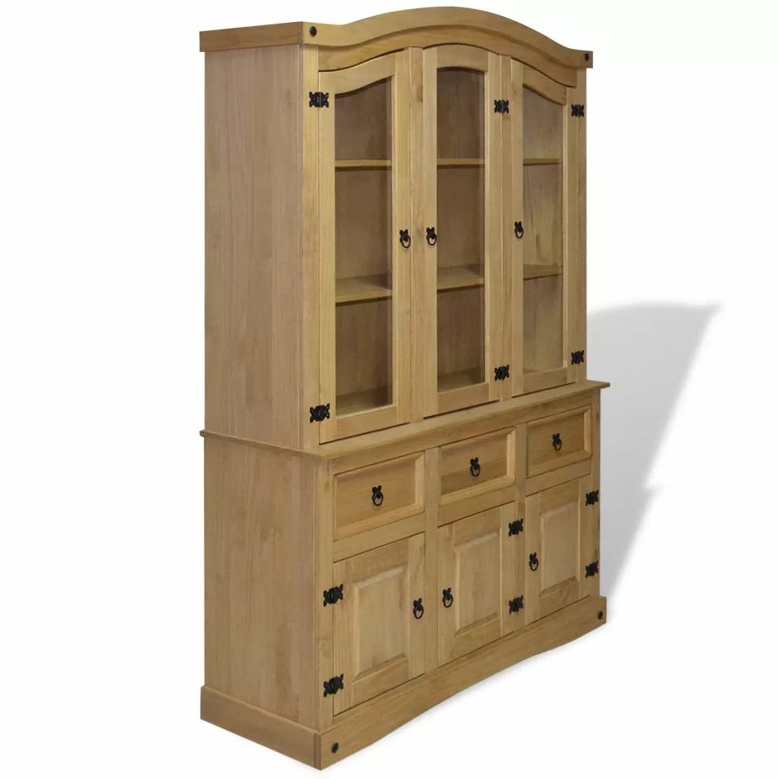 Corona Small Sideboard 1 Door 4 Drawer Mexican Solid Waxed Pine Furniture