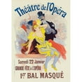 thumbnail image 3 of Jules Chéret 11x14 Black Modern Framed Museum Art Print Titled - Poster for the 1st. Masked Ball, the Big Party at the Opera, January 22 (1898), 3 of 5