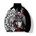thumbnail image 2 of Ropa informal de algodón de invierno para hombre, ropa de algodón con estampado de samuráis japoneses para mujer, abrigo, chaquetas de calle Harajuku, abrigos para hombre, 2 of 5
