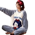 thumbnail image 2 of Conjuntos de Pijamas de franela para Mujer, ropa de dormir con estampado de princesa de dibujos animados, conjunto de terciopelo, ropa de casa Kawaii para niña, Otoño e Invierno, 2 of 4