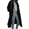 thumbnail image 3 of Women's Winter Double Breasted Wool Blend Peacoat Winter Jacket Coat Outwear, 3 of 3