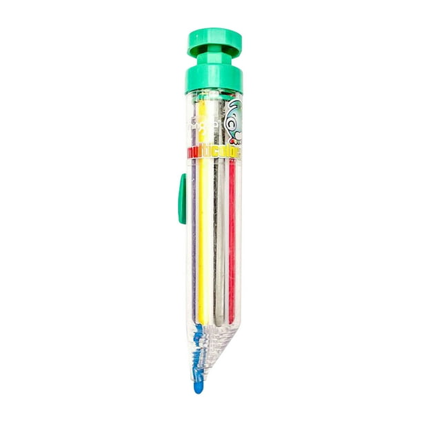 Lápices para colorear de 8 colores para niños, diseño de garabatos, multicolor, para guarderías