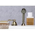 thumbnail image 4 of Kingston Brass KSK3353ALTR Deck Mount Hand Shower with Diverter for Roman Tub Faucet, Antique Brass, 4 of 5