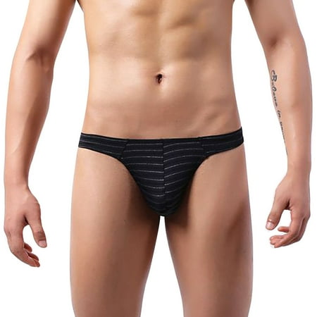

Panties For Men Underwear Low Waist Fashion Color Stripes Comfortable Thong