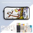 thumbnail image 4 of Calvin And Hobbes 3Pcs Bookbag Sets Backpack with Lunch Bag And Pencil Case for Work Office Travel, 4 of 8